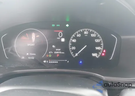 2022 Honda Civic Sport z USA, uszkodzony, nr VIN 2HGFE2F55NH592929